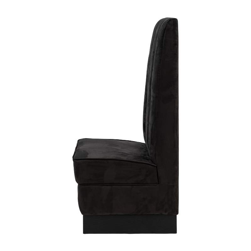 Matera Wall Bench 70CM, scottish suede, noir