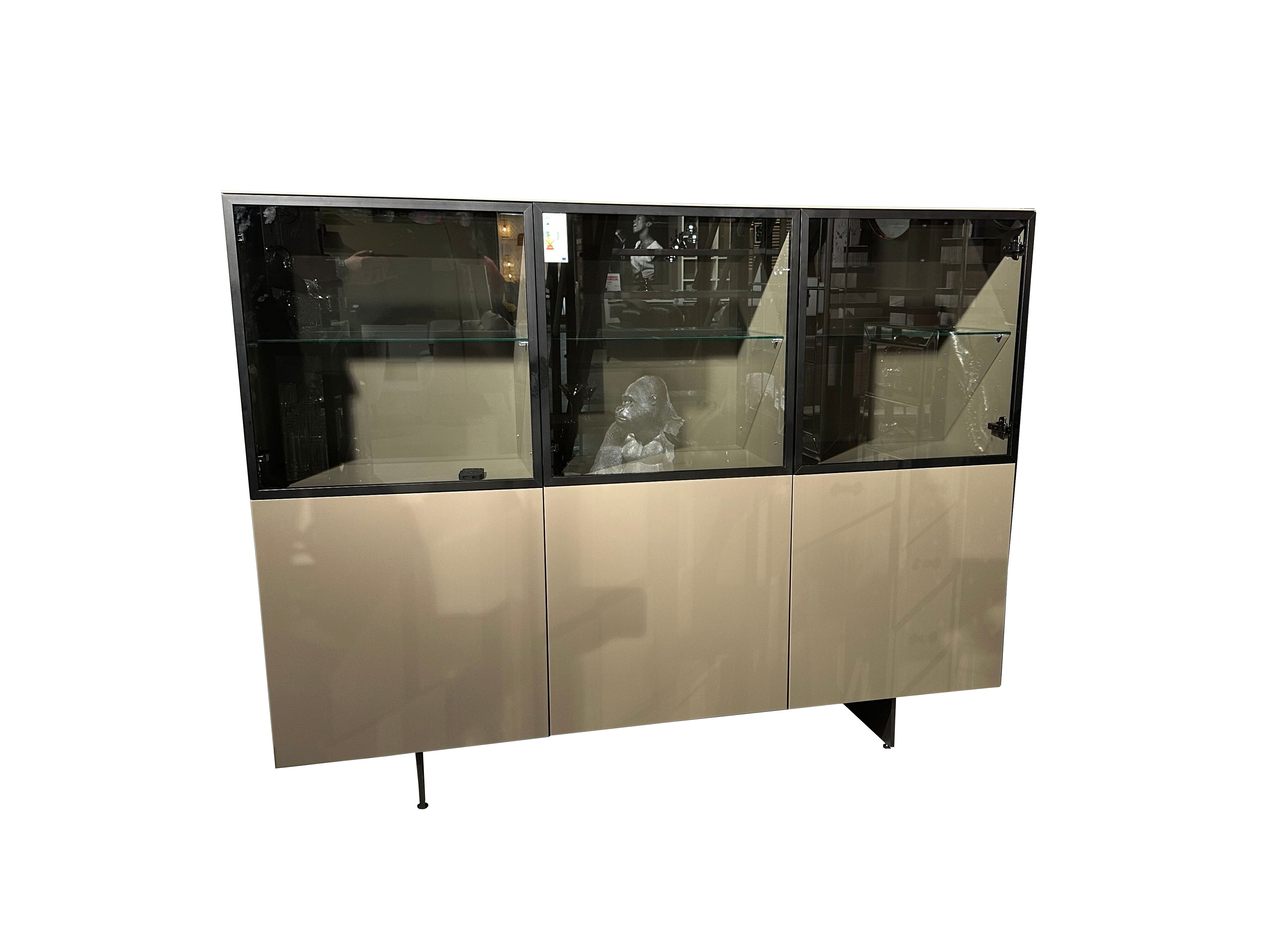 Highboard Cobra Wohnzimmerschrank Schrank Kommode Taupe