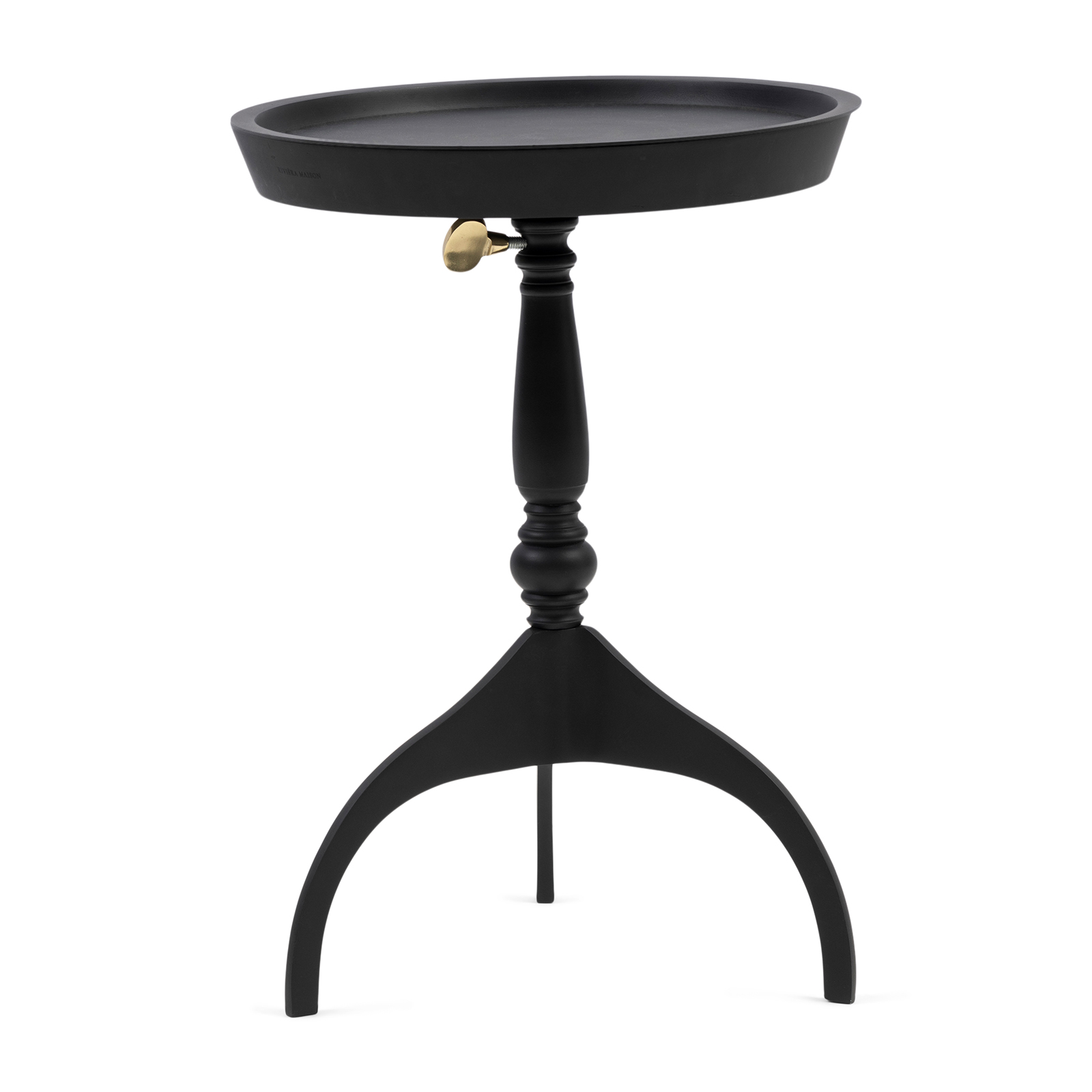 Crosby Adjustable End Table, black