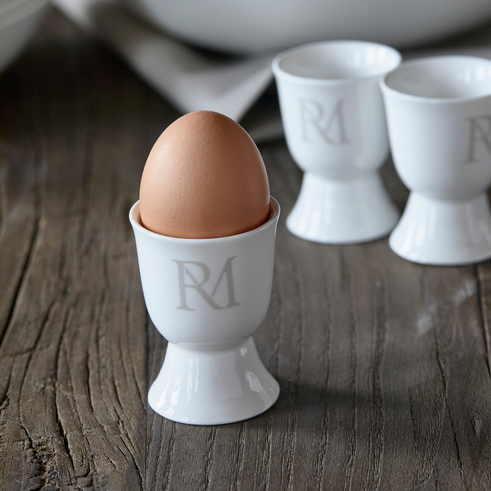 RM Monogram Egg Cup