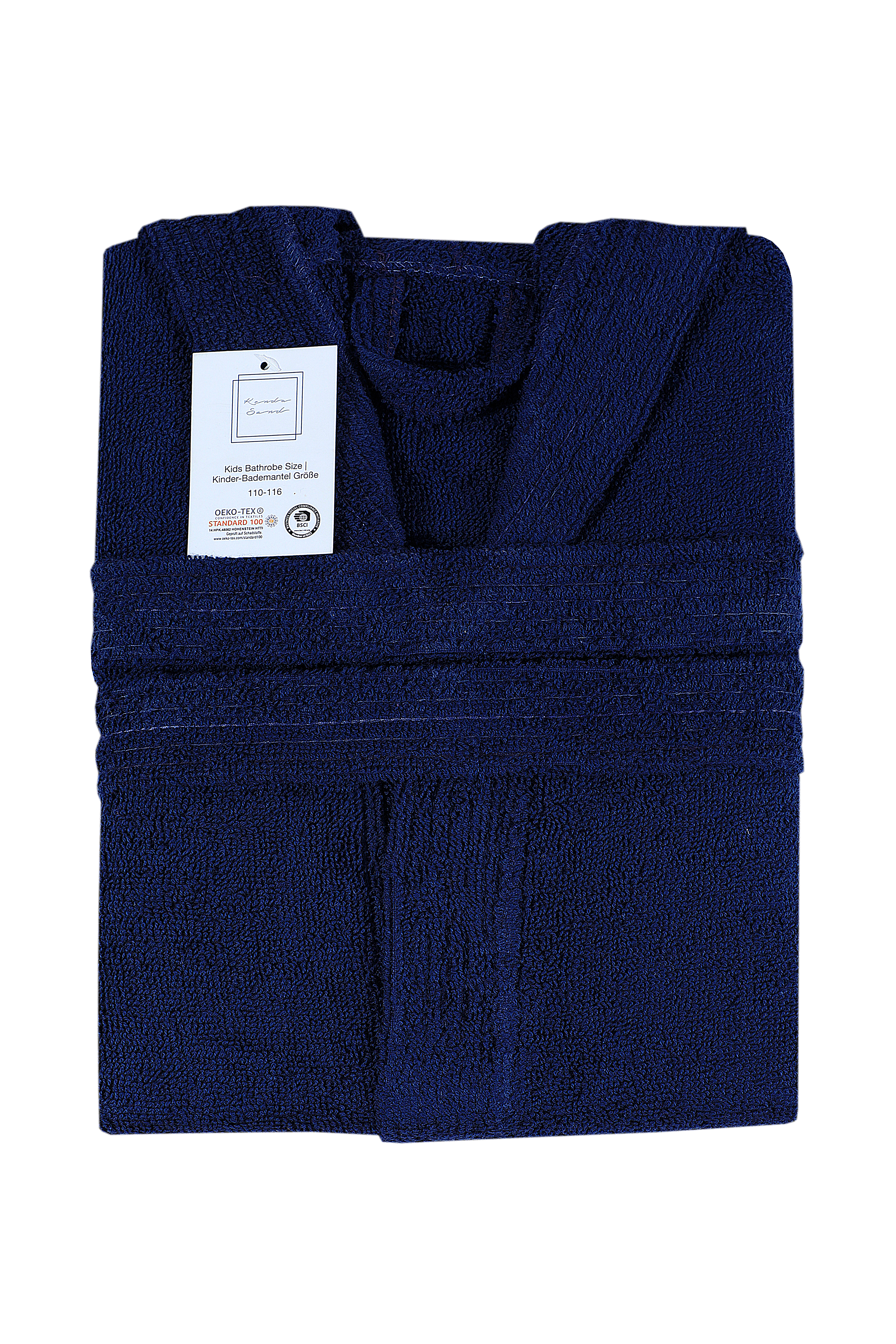 Kinderbademantel Piccolo 125 Blau 122-128