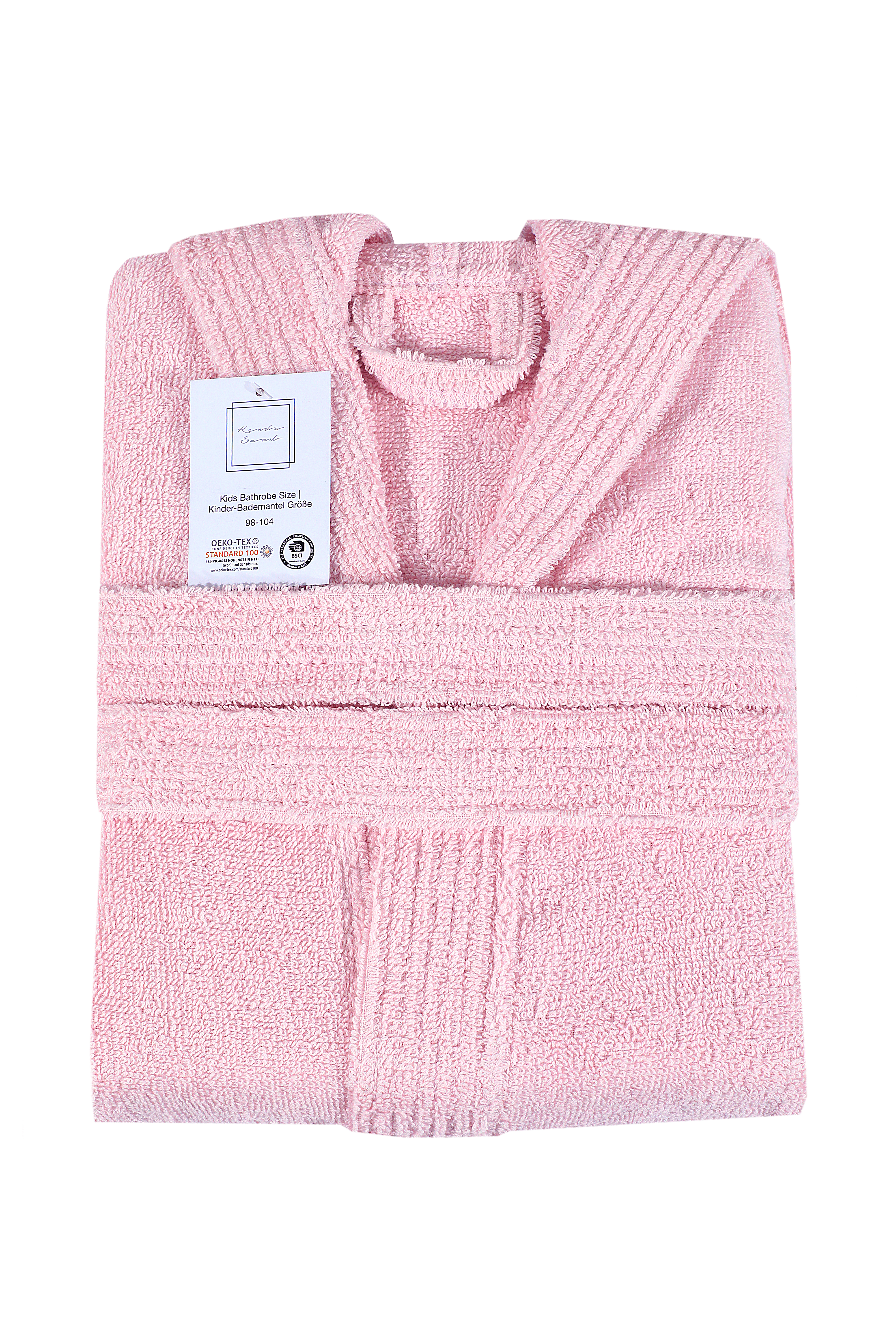 Kinderbademantel Piccolo 125 Pink 110-116