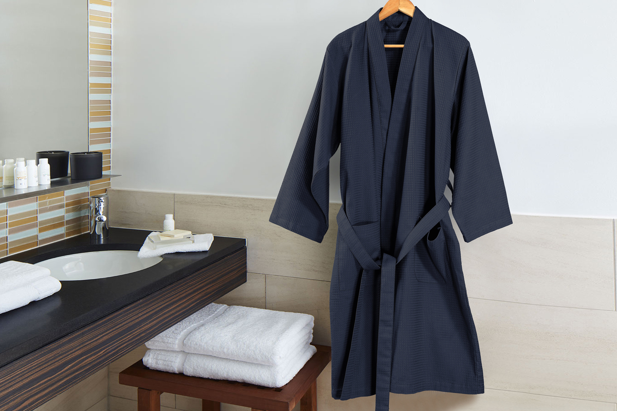 Bademantel Carla 125 Blau XL