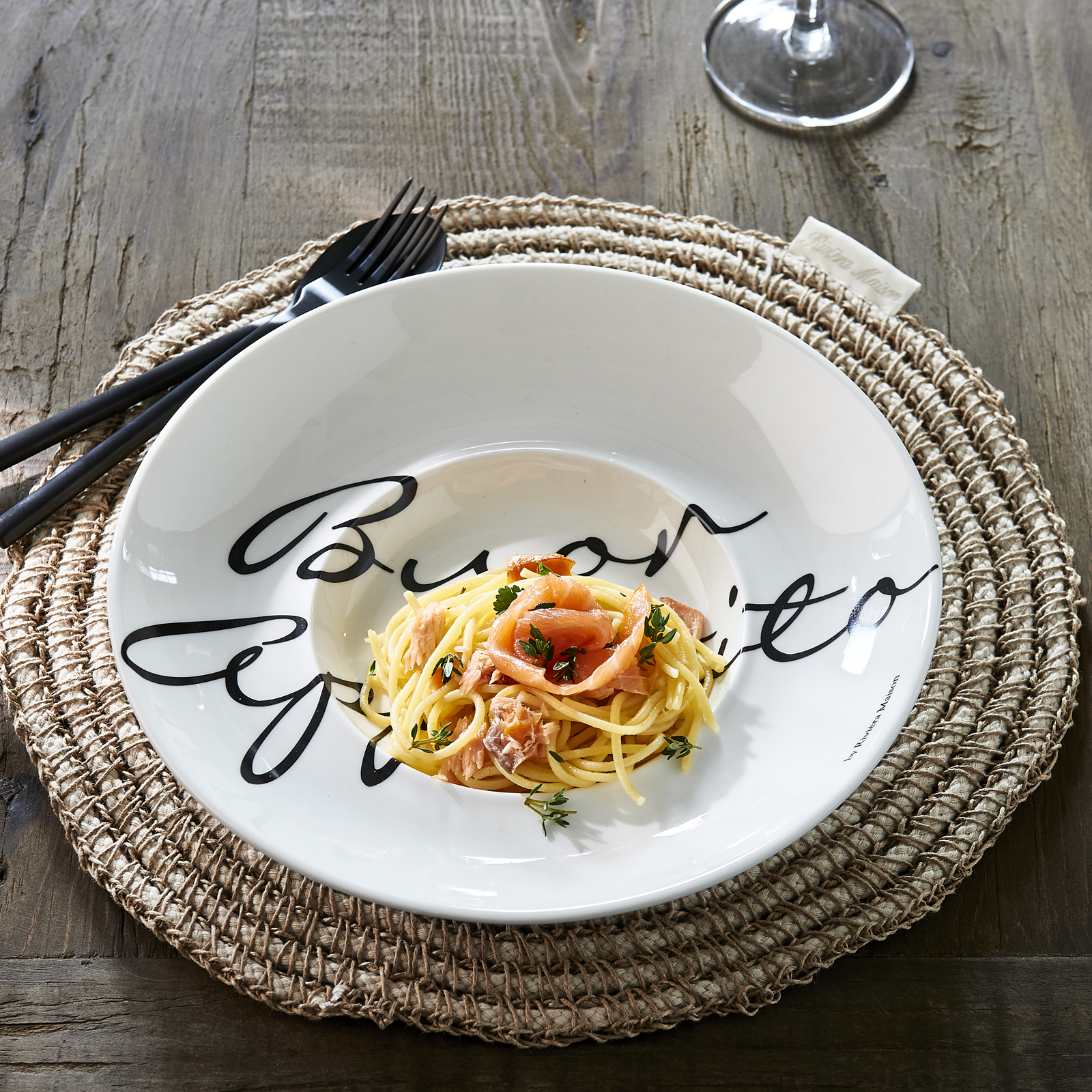 Buon Appetito Pasta Plate