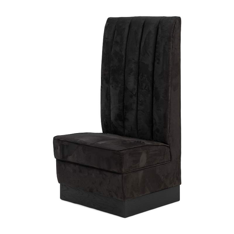 Matera Wall Bench 70CM, scottish suede, noir