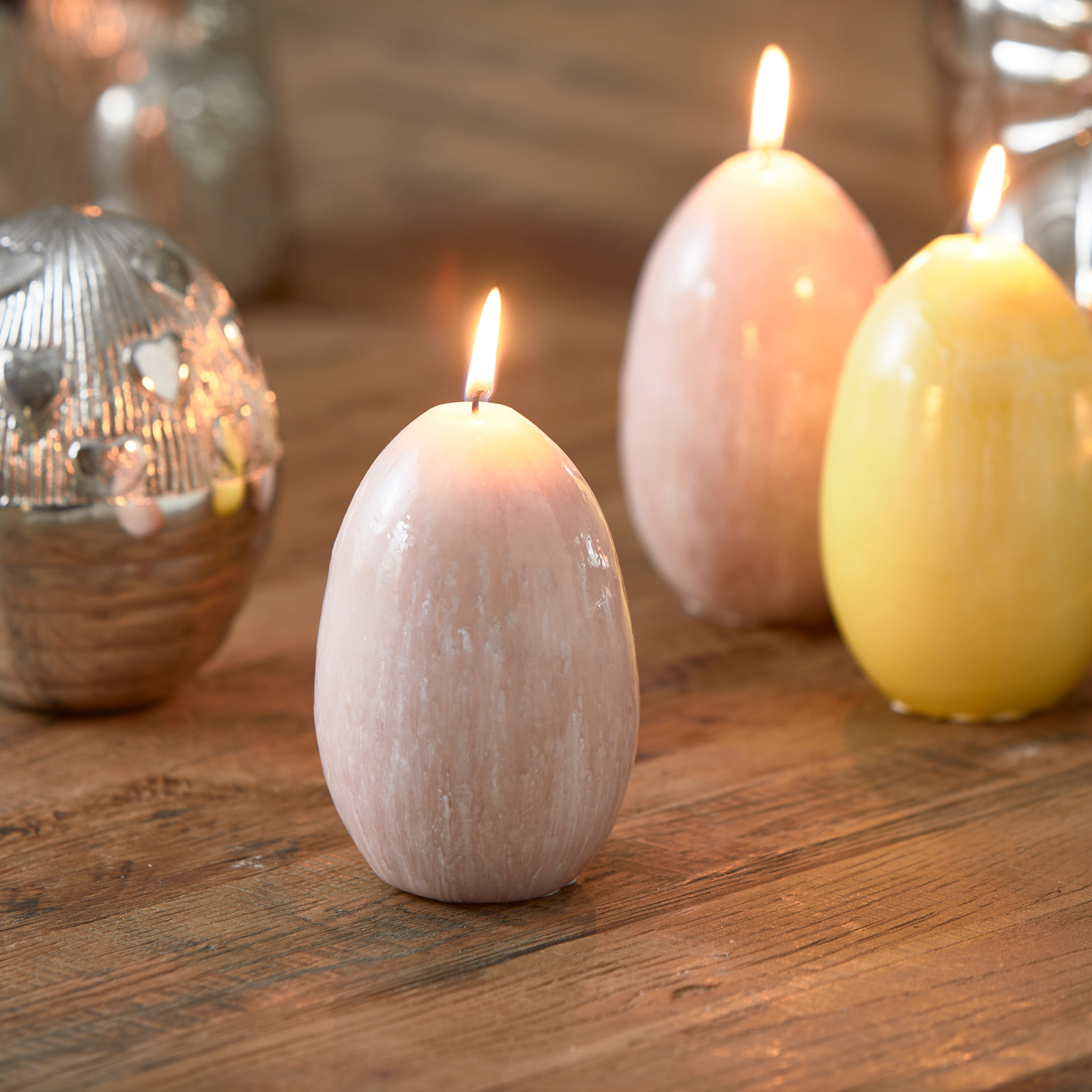 Egg Candle pink 8x12